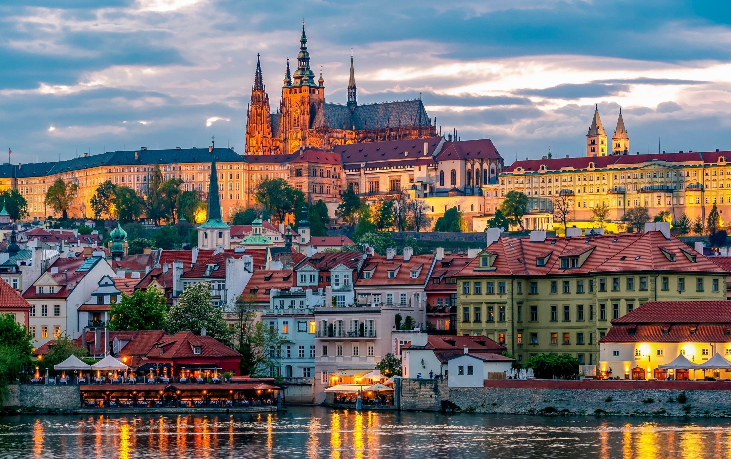 vue de l'horizon de prague